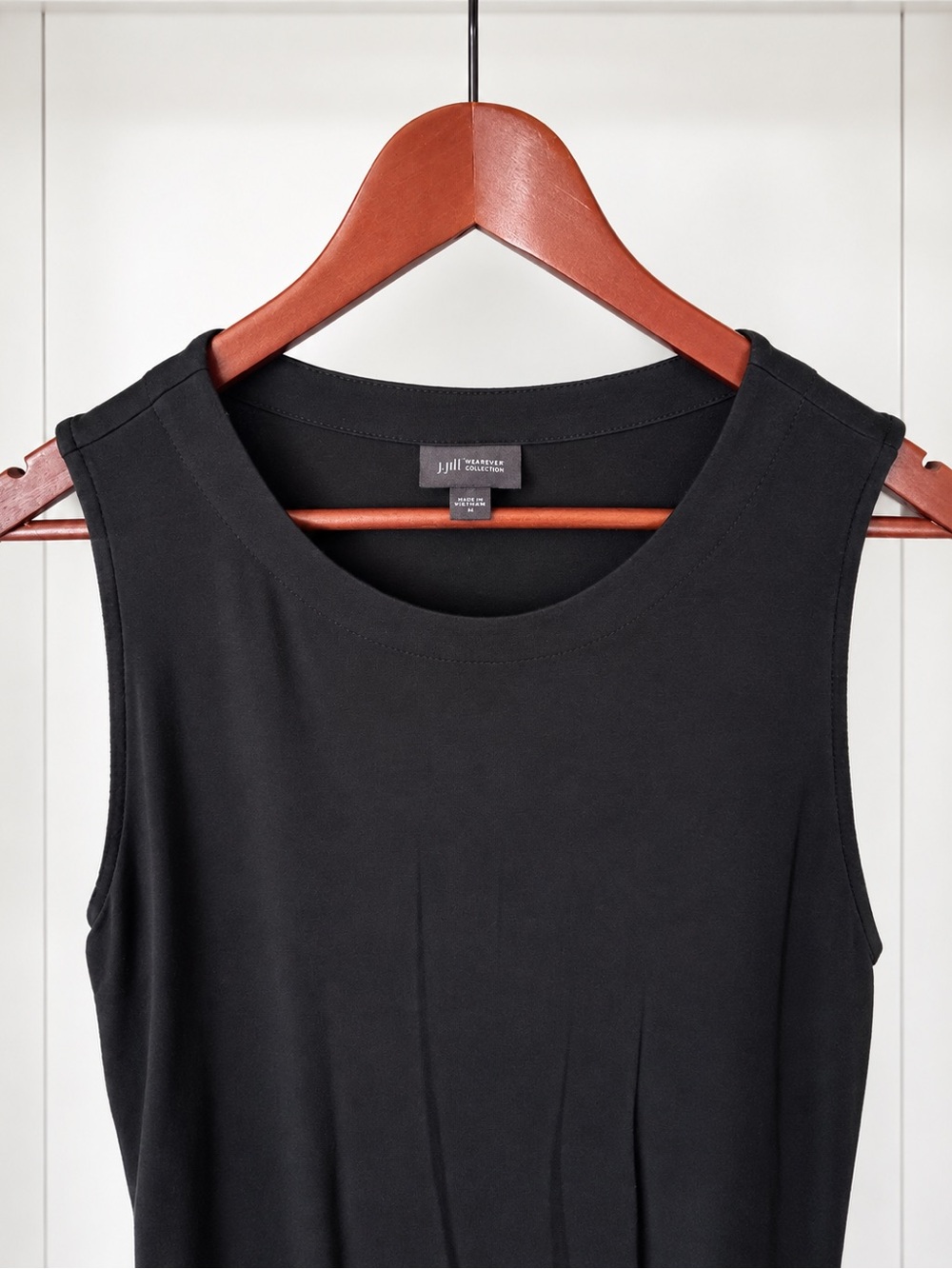 J.Jill Wearever Black A-Line Sleeveless Tunic Top